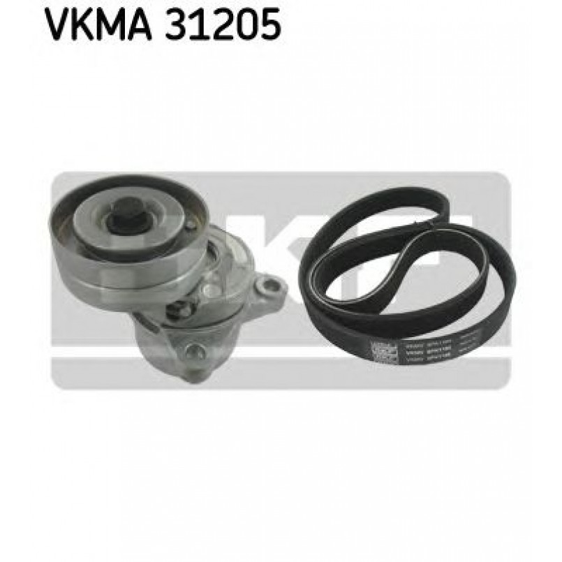 VKMA 31205 SKF Комплект доріжкового ремня (ролик, ремінь)